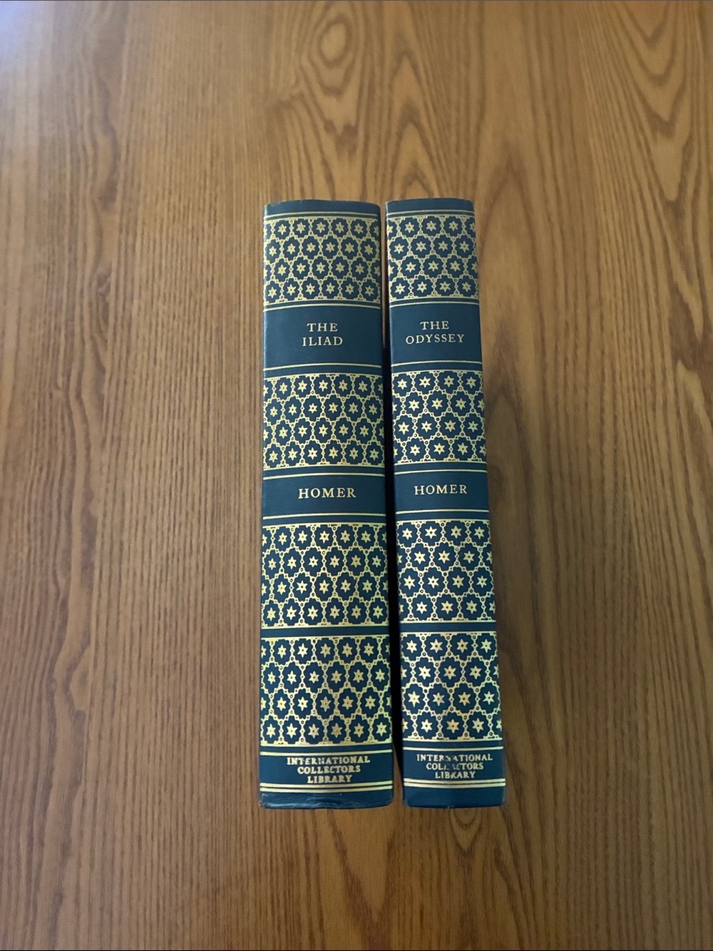 The Iliad & The Odyssey - Blue and Gold Decorative Hardcover Set